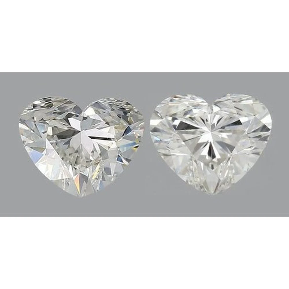 Heart Shape Diamond Stud Earrings, Platinum & White Gold - Graff