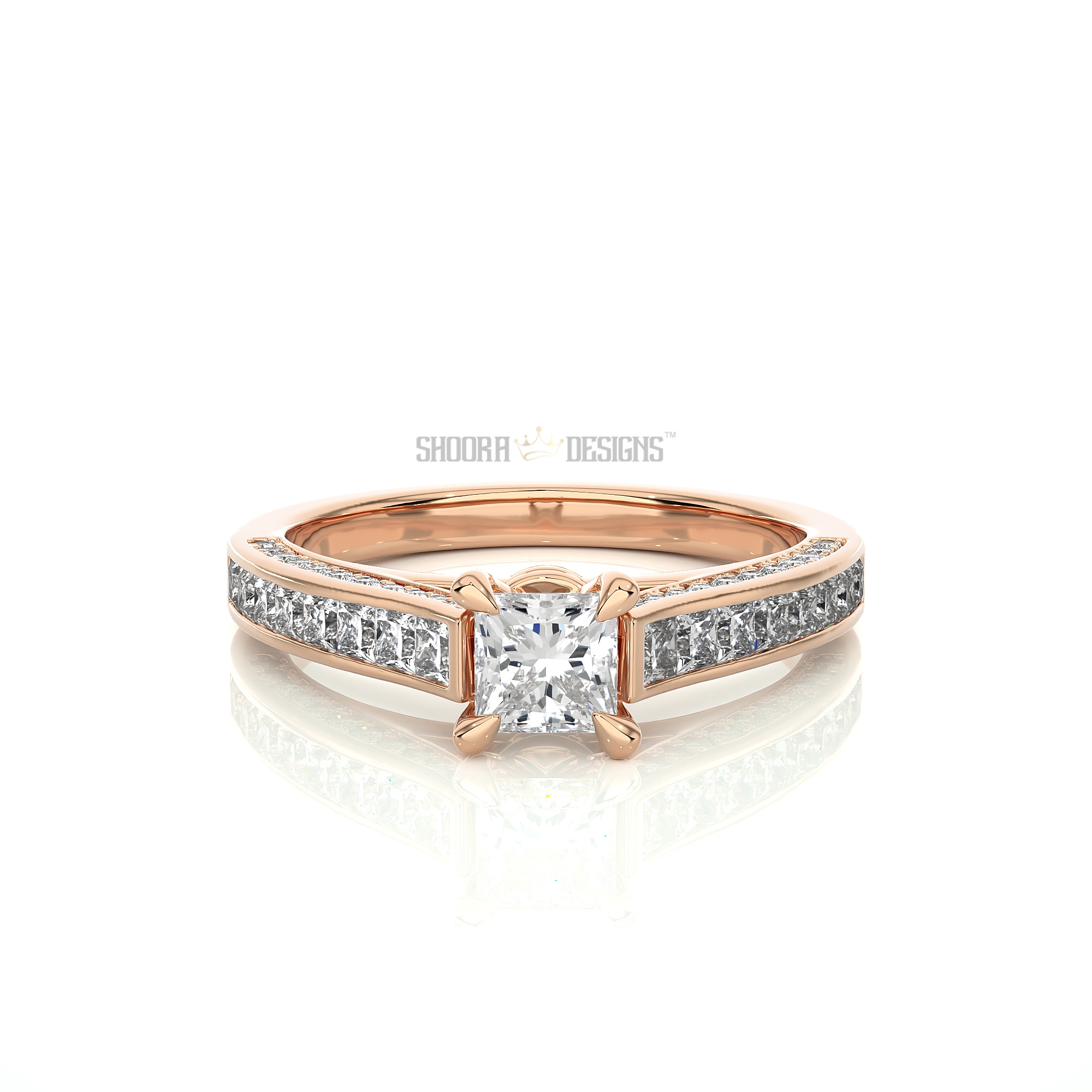 Trista Princess-Cut Ring Design - Milwaukee | Schwanke-Kasten Jewelers