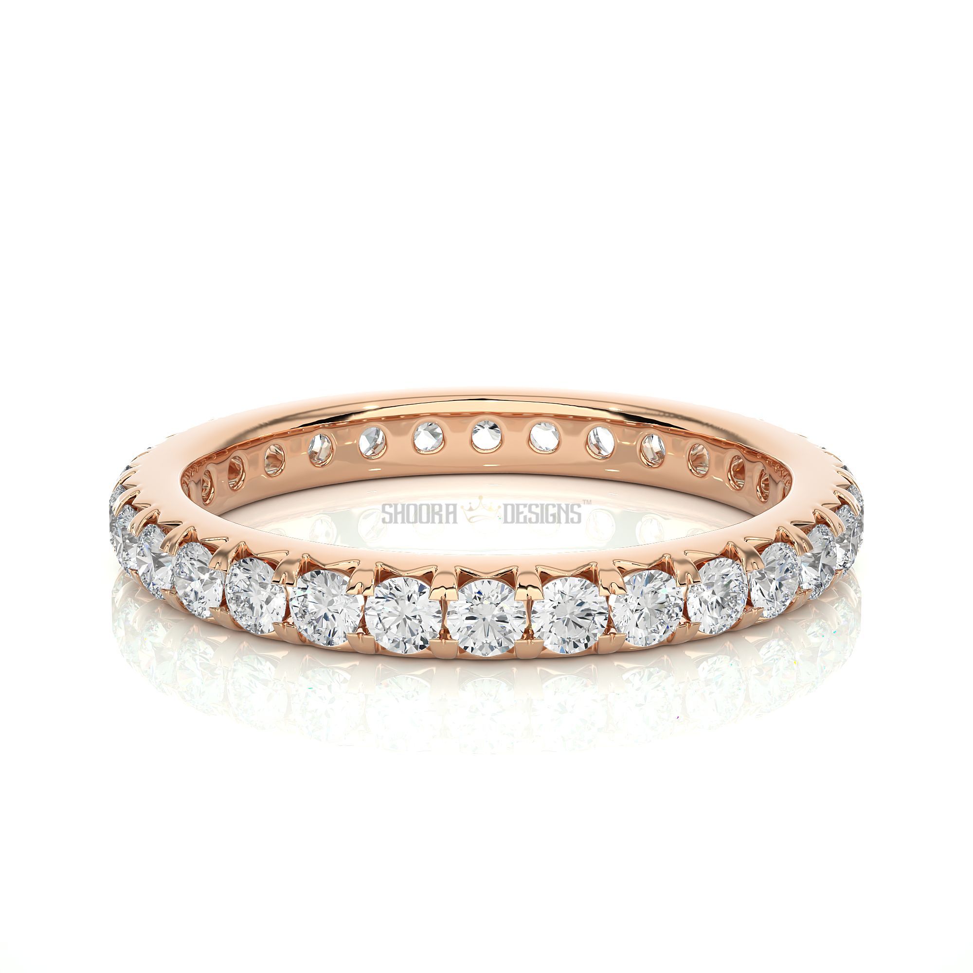 Fine 14k White Gold Engagement Ring 3.50 Carat Round Cut Moissanite Size 5  6 7 8 | eBay